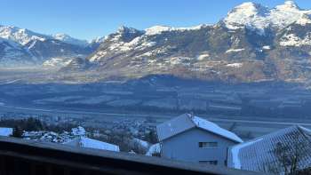 Vista sulla valle del Reno dall'Hotel Kulm