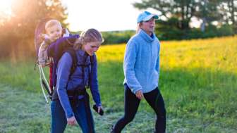 Camminare con un bambino