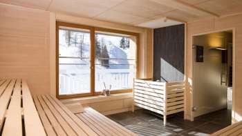 Sauna presso l'Hotel JUFA di Malbun