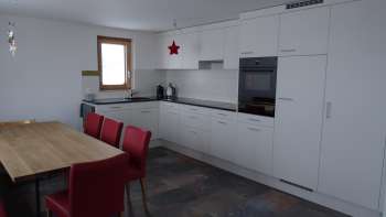Cucina appartamento per vacanze Allmeina