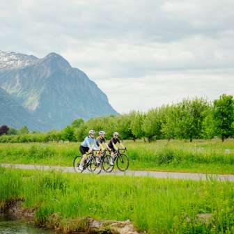 Andare in bicicletta a Vaduz