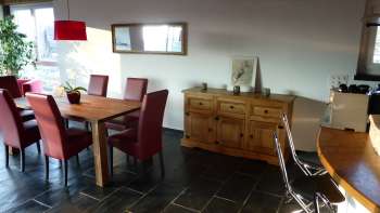 Zona pranzo/soggiorno attico