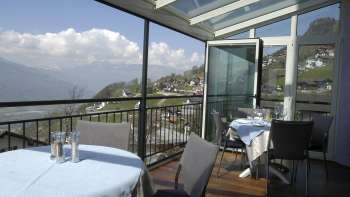 Ristorante Kulm con vista sulla valle del Reno