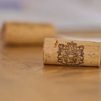 Tappo di vino con lo stemma della Hofkellerei