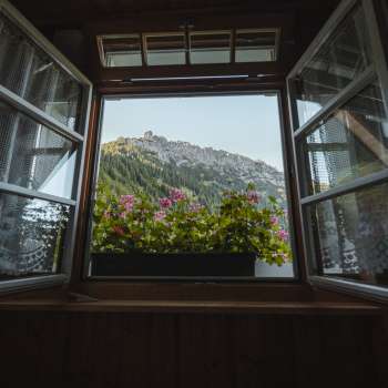 Vista dal rifugio Gafadurahütte