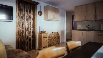 Zona soggiorno/pranzo appartamento per vacanze Wisliheim