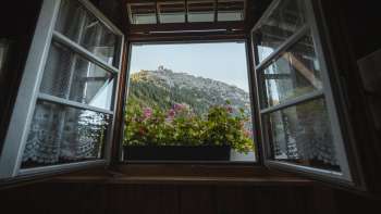 Vista dal rifugio Gafadurahütte