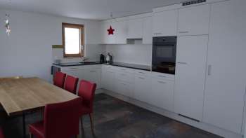 Cucina appartamento per vacanze Allmeina