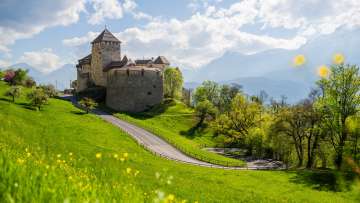 Castello di Vaduz - Primavera