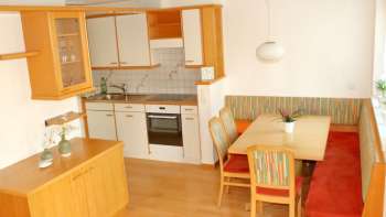 Cucina/zona pranzo appartamento per vacanze Annette